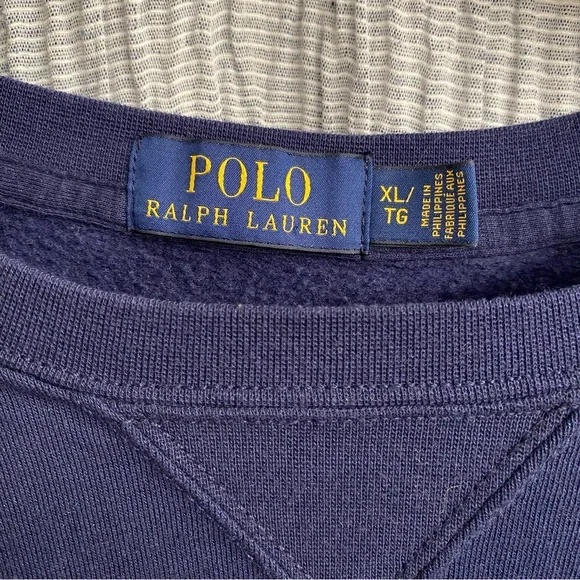 Polo Ralph Lauren Full Zip Sweater & Crew Neck Sweatshirt Bundle - Picture 15 of 16